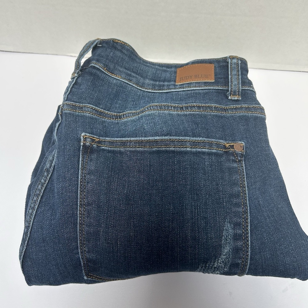 Judy Blue Relaxed Fit Distressed Mid-Rise Denim Jeans Size 14W Style #82251